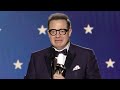 Brendan Fraser TEARS UP During Critics Choice Awards Acceptance Speech