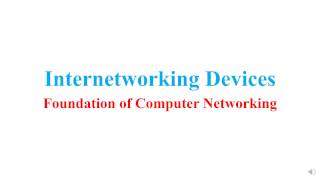 Internetworking devices v1