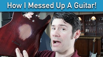 How I Messed Up My First Telecaster Based Guitar Build