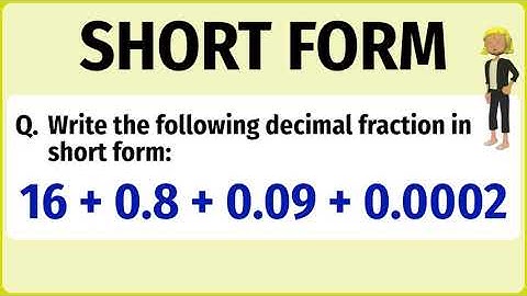Learn | Understanding the Short Form of a Decimal | Conceptual Maths Grade 5 | Animated Content