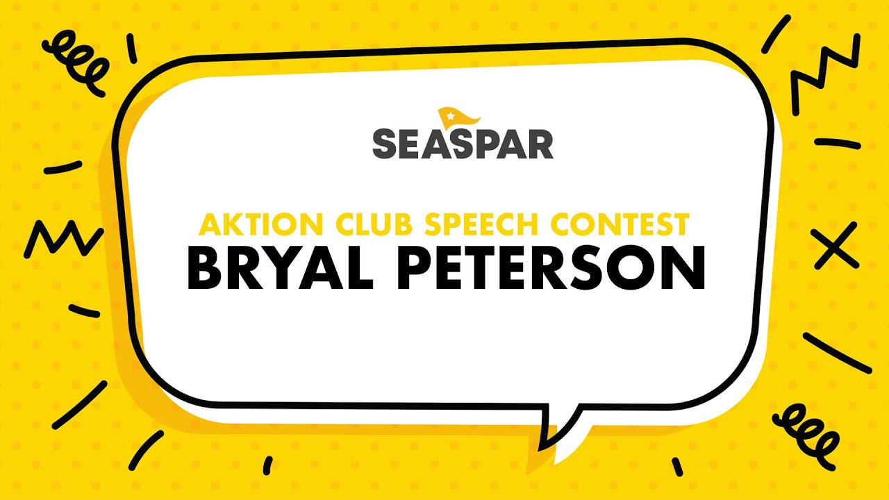 Aktion Club Speech Contest: Bryal Peterson