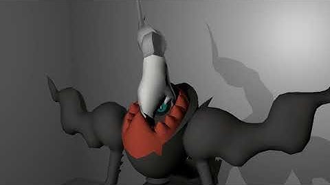 Pokemon Darkrai idle 3D animation - Learning Blender software