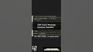 🚀 Python Opportunity: Boost AI & GenAI with Real-time UDP! #UDP #AI #louispytho