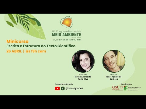 Minicurso | Escrita e Estrutura do Texto Científico