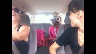 Shanti The Pink Jumpsuit Wearing, Life Coach, Handlebar Mustache Hitchhiker