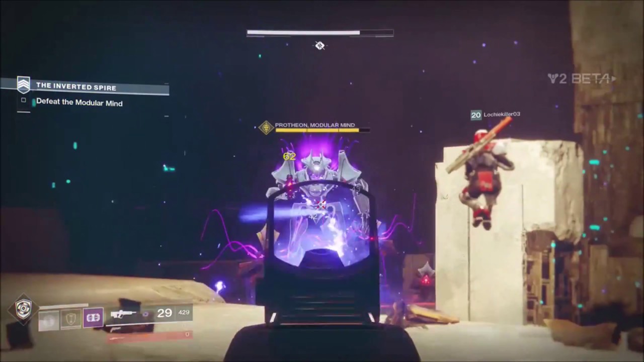 Destiny 2 Beta - Inverted Spire - Protheon, Modular Mind - 2-Man Kill