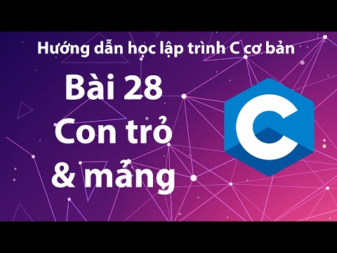 C - Bài 28: Con trỏ và mảng.