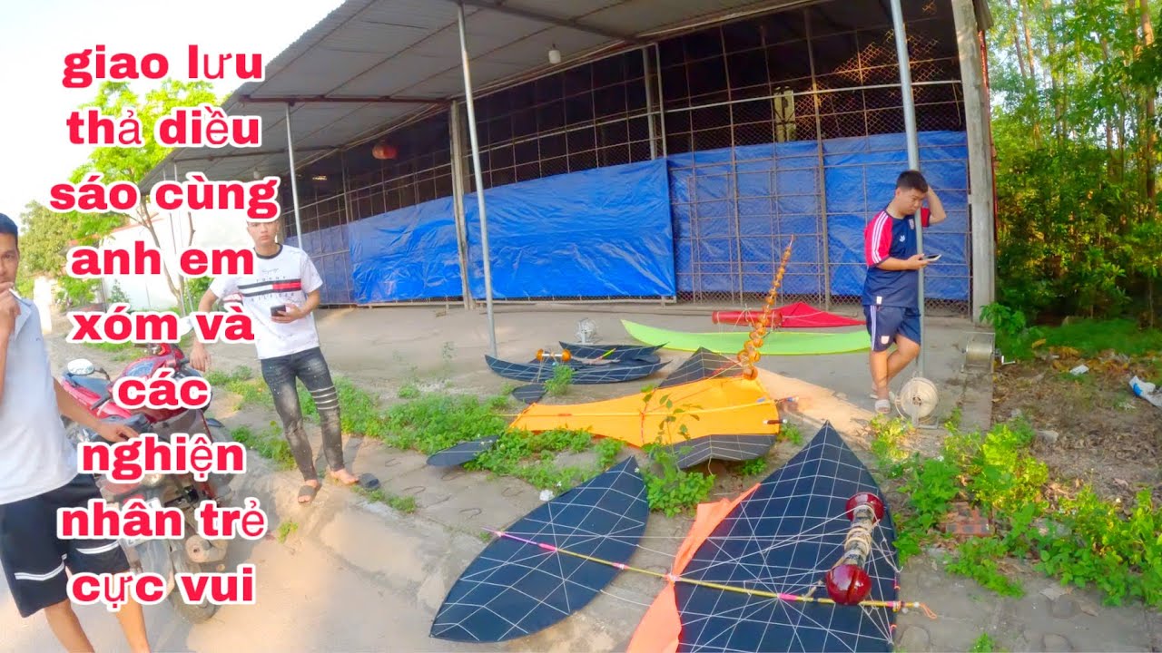 Ba Sói TV | giao lưu thả diều sáo cùng anh em xóm và các nghiện nhân trẻ cực vui