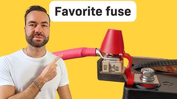 Marine Rated Battery Fuse (MRBF) met zekering en kabelafmetingen