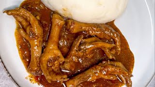 #CHICKENFEETRECIPE | HOW TO COOK CHICKEN FEET | #MAOTWANA | South Africa