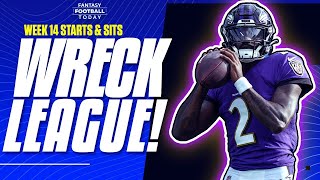 Week 14 Starts & Sits Part 1: WINNING Lineups, Best/Worst Matchups | 2022 Fantasy Football Advice