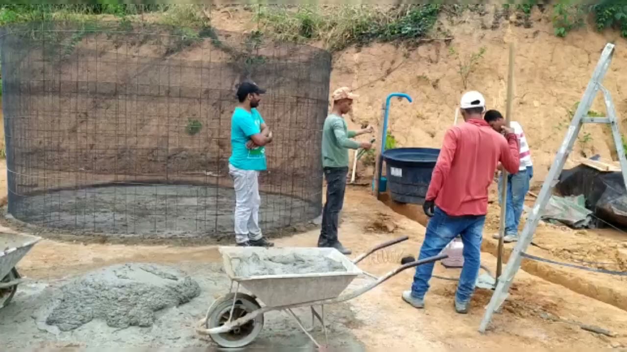 Caixa Ferro cimento de baixo custo.