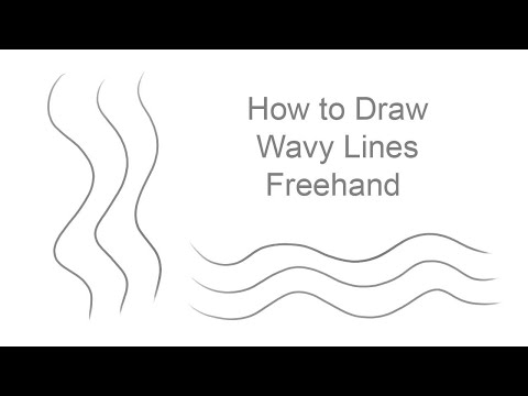 Video: How To Draw A Wavy Line