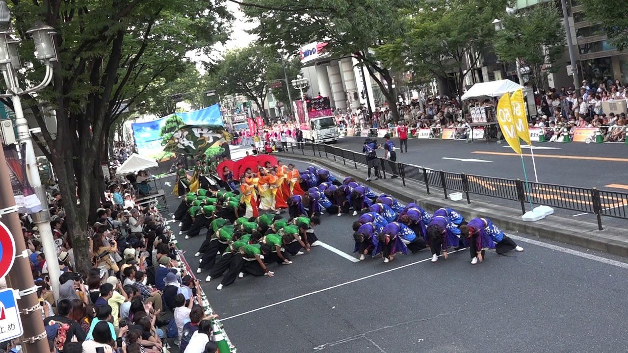 2019 どまつり　愛知学院大学 常笑　東大津通パレード(審査)会場