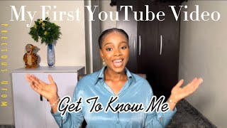 MY FIRST YOUTUBE VIDEO | Q&A + GET TO KNOW ME