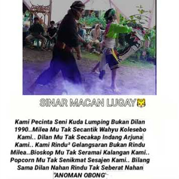 setori Wa keren kata kata kuda jaranan👿