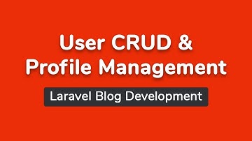 User CRUD and Profile Management (part 24) - Laravel Blog Development Bangla Tutorial