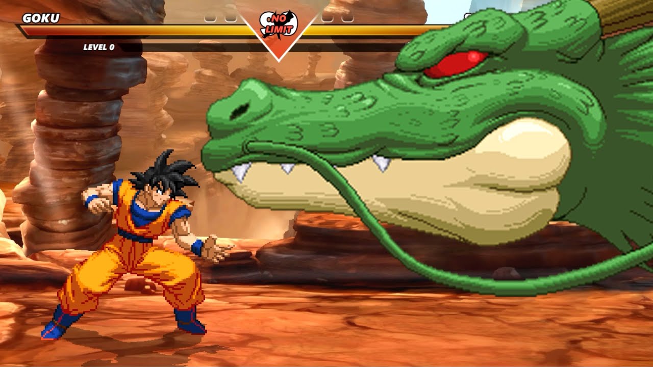 Goku vs Shenlong - Street Fighter vs. Dragon Ball - HIGH LEVEL INSANE EPIC FIGHT!