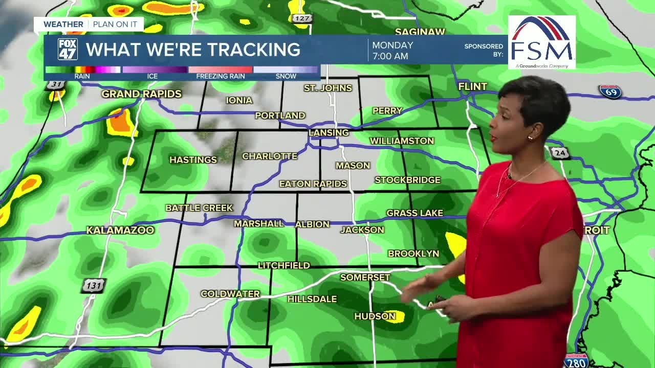 A dry start to Easter Sunday then rain showers move in - YouTube