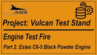 Estes C6-5 Solid Rocket Motor Test Fire - October 11 2024