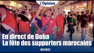 En direct de DohaLa fête des supporters marocains