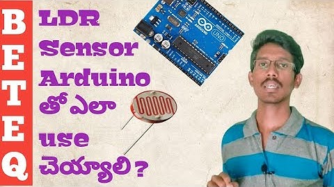 LDR sensor with arduino uno automatic street lights || how ldr sensor works || telugu