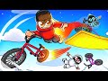 Going 8,239,923 MPH On Roblox Bike Obby!!