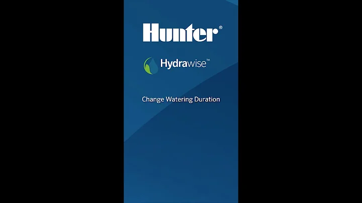 Hydrawise - Adjusting your watering