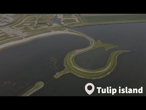 Tulpeneiland Zeewolde, Nederland | DJI mavic air 2