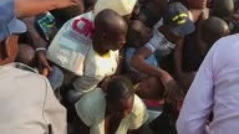 Close of crush that led to brief panic in crowd