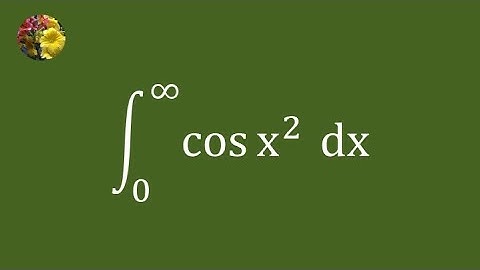 2nd method to evaluate the Fresnel integral using Gaussian integral  (Mis-707A)