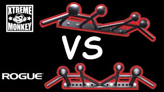 XTREME MONKEY Cannonball Pull Up Bar vs ROGUE Monster Crown Pull-Up Bar *MY REVIEW*