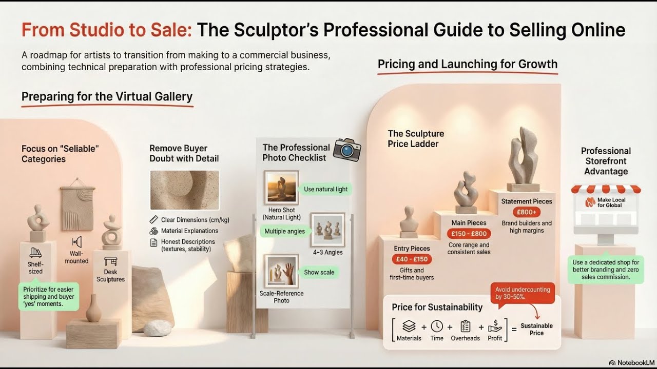 How to Sell Art Sculptures Online | Simple Steps to Get Your First Buyers