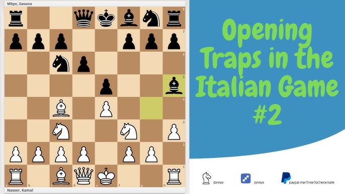 Opening Traps in the Italian Game. #1 The Blackburne Shilling Trap 