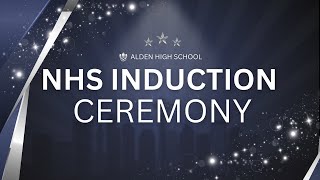 2025 Alden High School NHS Induction Ceremony