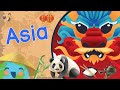 Asia para Niños (Video Educativo para Niños)
