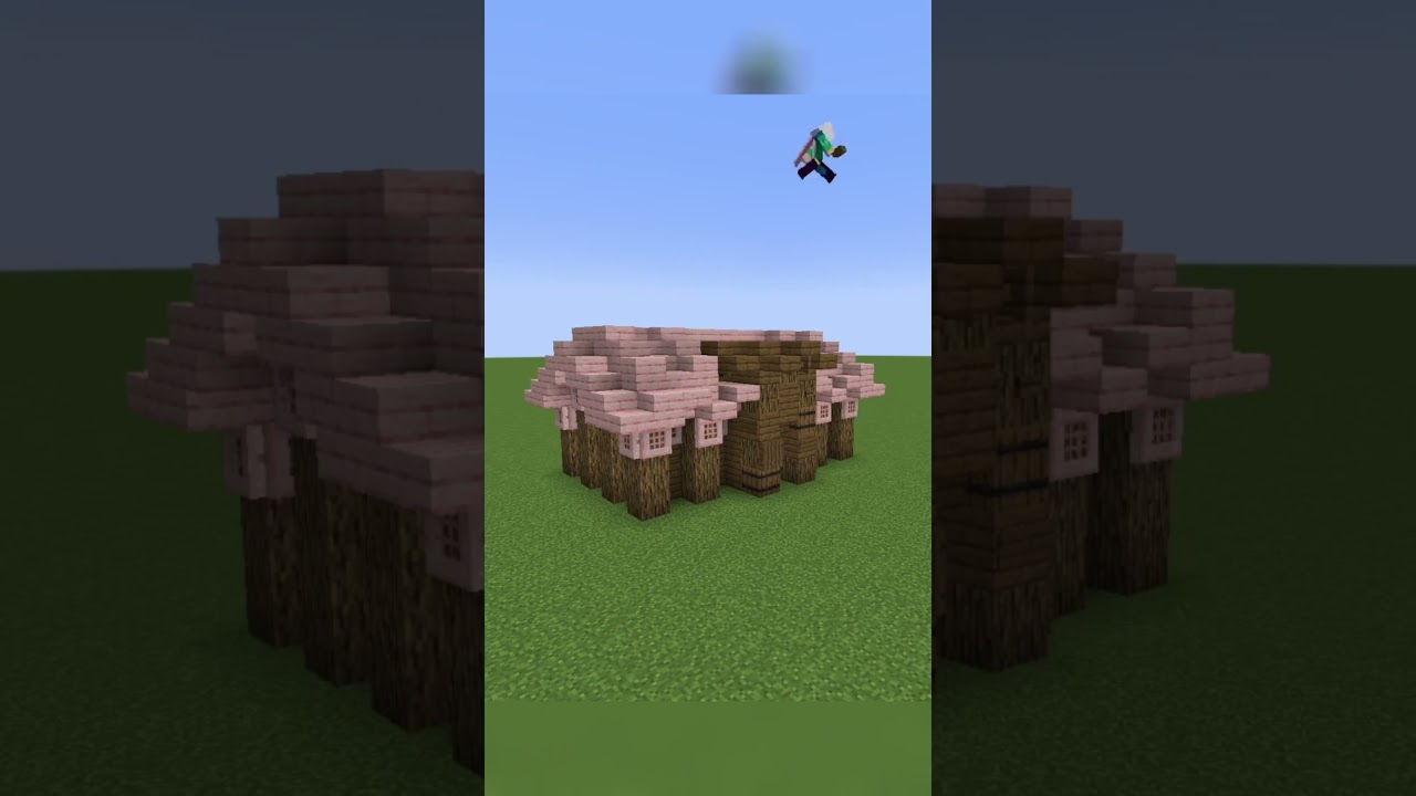 MINECRAFT CHERRY STARTER HOUSE BUILD… 🌸 