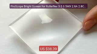 ProScope Bright Screen for Rolleiflex 3.5 3.5MX 2.8A 2.8C 2.8D... — Hot Deal 2026 | Limited Offer!
