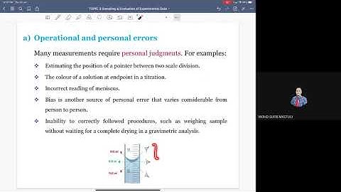 CHM421 Topic 3 Sampling & Evaluation of Experimental Data - Video #4