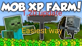 how to make XP farm in 1.20 update in minecraft