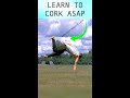 Nobody Teaches This Technique - Learn How to Cork Fast - #Parkour # Tricking #Shorts