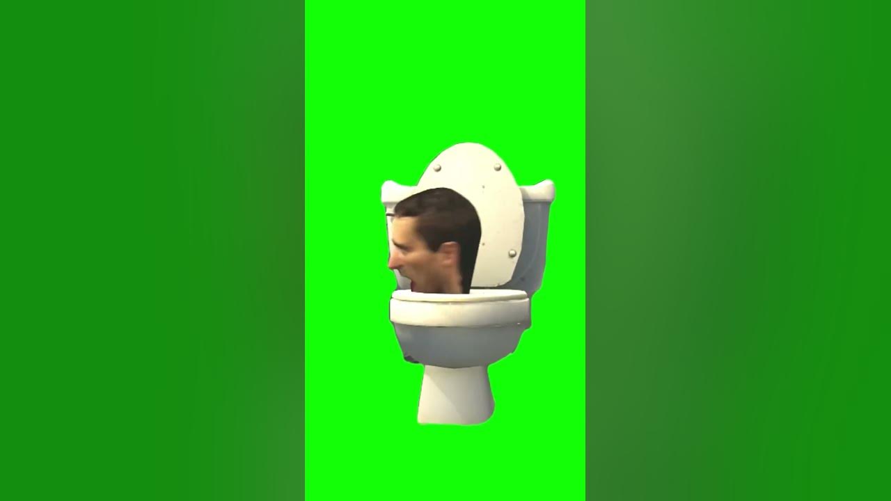 Skibidi toilet green screen shorts youtube