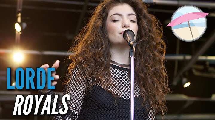 Royals Live version - Live performance video thumbnail