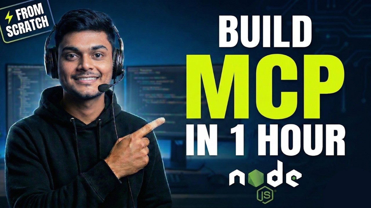 MCP Server Tutorial for Beginners || Build Your First MCP Server in ...
