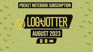 Log + Jotter August 2023 Pocket Notebook Subscription Unveiling