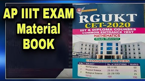 AL IIIT EXAM PREPARATION MATERIAL|Ap IIIT Notification 2020|iiit ap notification 2020|rgukt iiit