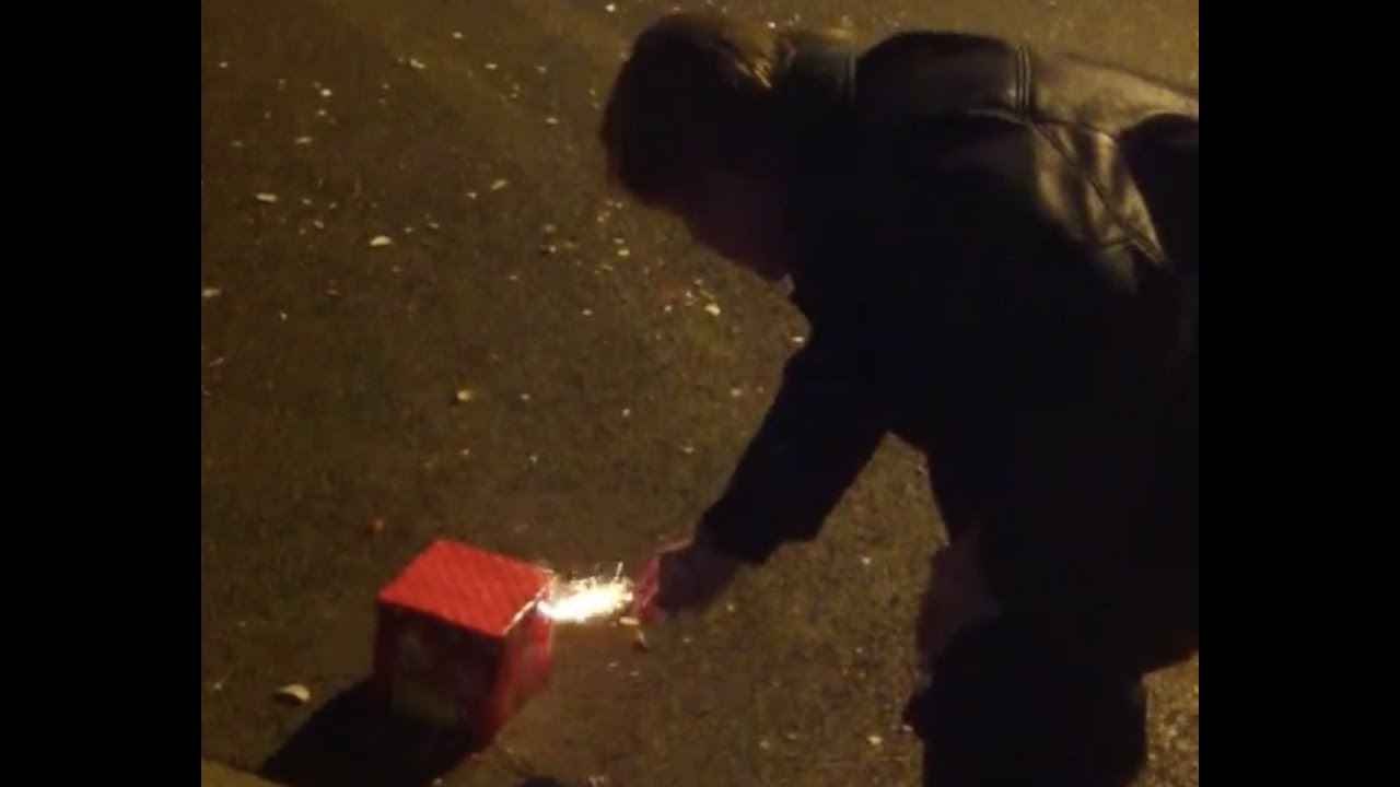 Crazy!  Shanghai Downtown Fireworks on Chinese New Year - Dennis Casey Park