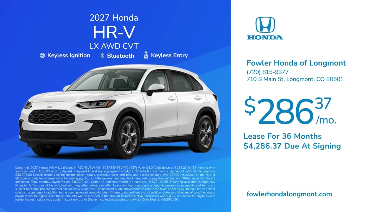 Honda HR-V 06/21/2026 7562351 - YouTube