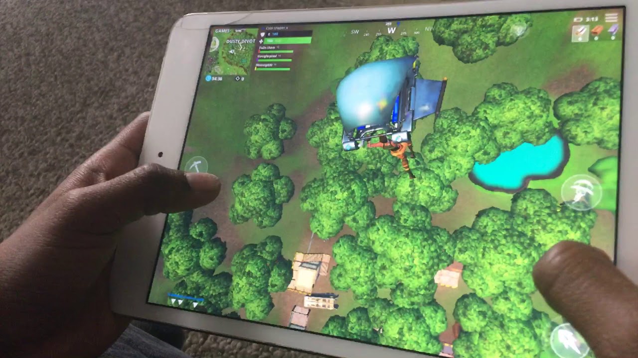 Fortnite iPad mini 4 - YouTube