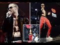 Liam Payne drives fans wild with his rock hard abs as he performs bare chested at the Jingle